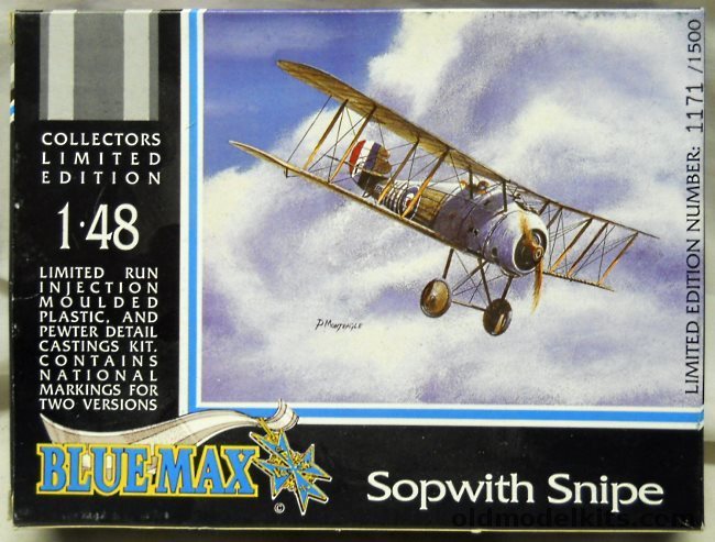 Blue Max 1/48 Sopwith Snipe, BM113 plastic model kit